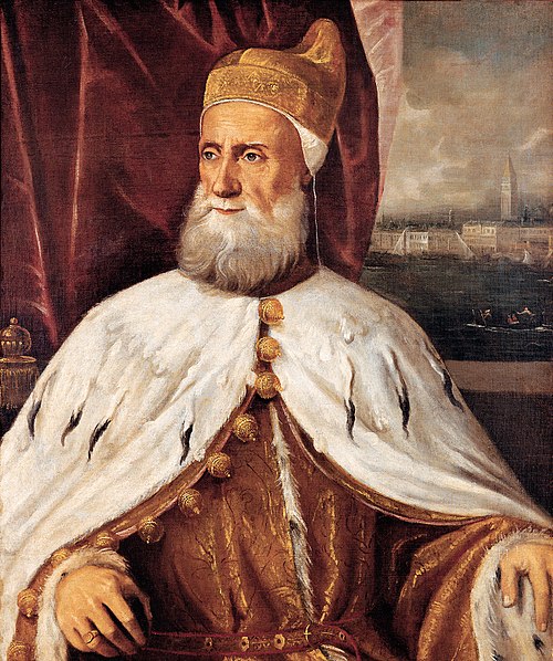 Portrait of Francesco Donato, Doge of Venice, 1550, 