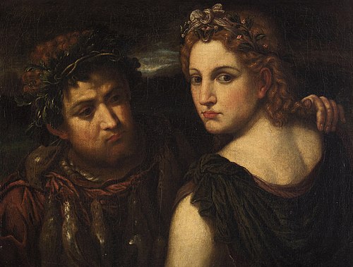 Nymph and Hunter, 1555, 