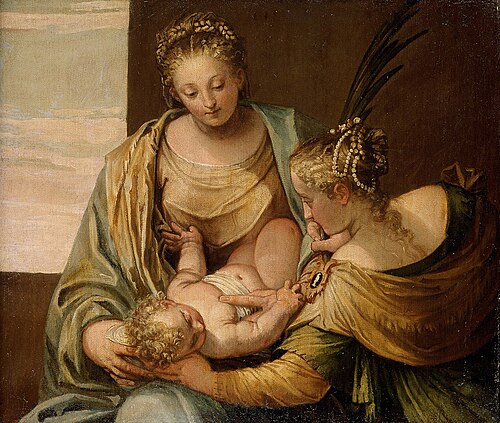 Mystic Marriage of Saint Catherine, 1595, 