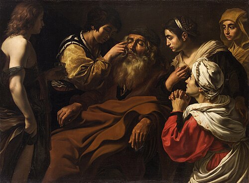 Tobias Heals his Blind Father, 1620, 