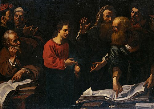 Christus unter den Schriftgelehrten, 1621, 