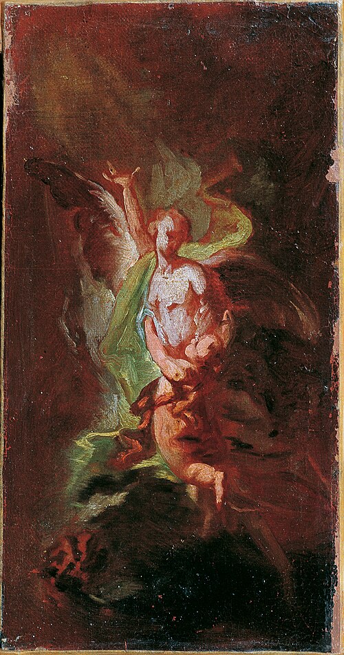 Kind mit Schutzengel, 1750, 