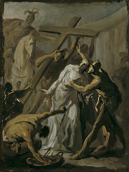 Christus wird das Kreuz auferlegt, 1780, 