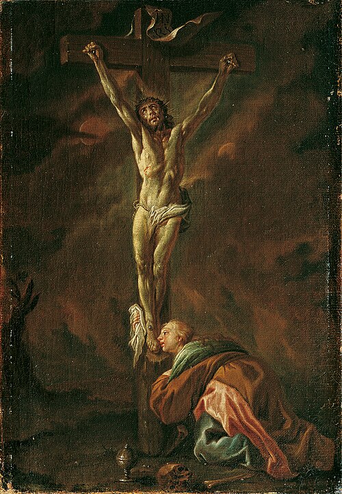 Christus am Kreuz mit Maria Magdalena, 1735, 