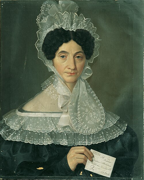 Brustbild Magdalene Ruard (gest. 1858), 1850, 