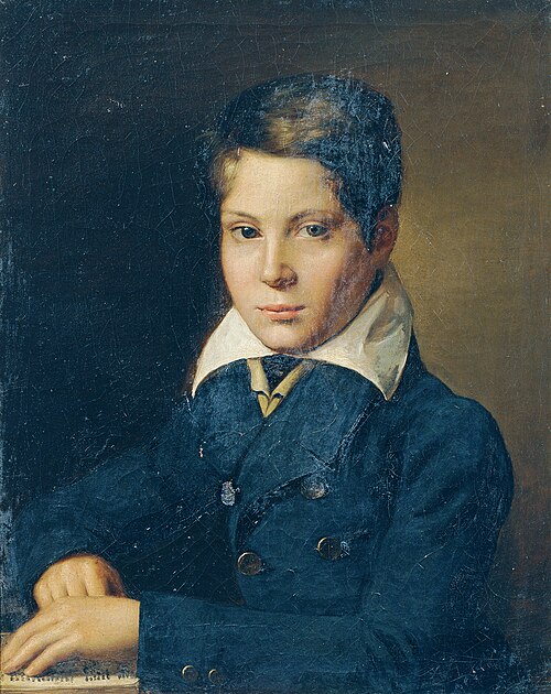 Brustbild eines Knaben, 1850, 