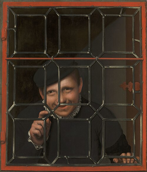 A Boy Looking through a Casement, 1605, 