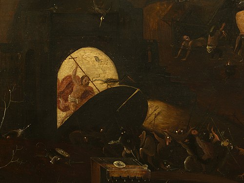 Christ Breaking Down the Gates of Hell, 1550, 