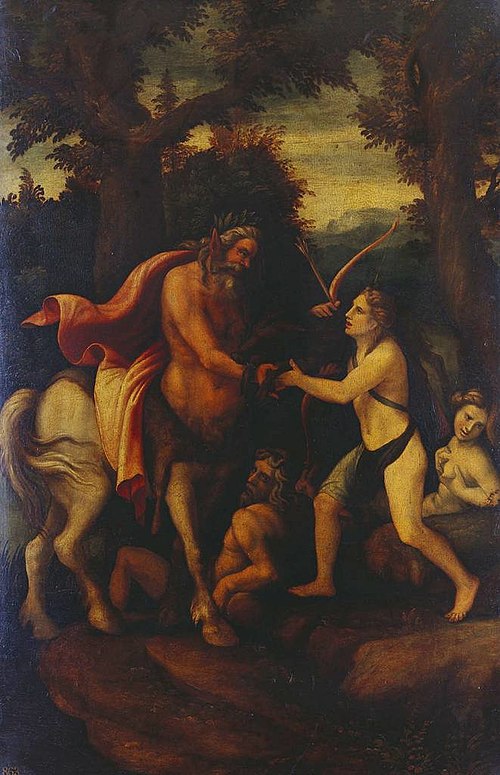Chiron et Achille, 1535, 