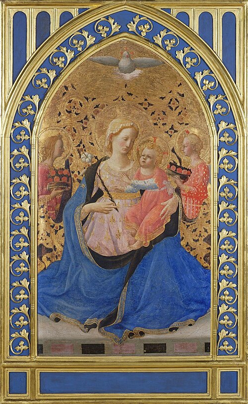 The Madonna of Humility with Angels, 1445, 