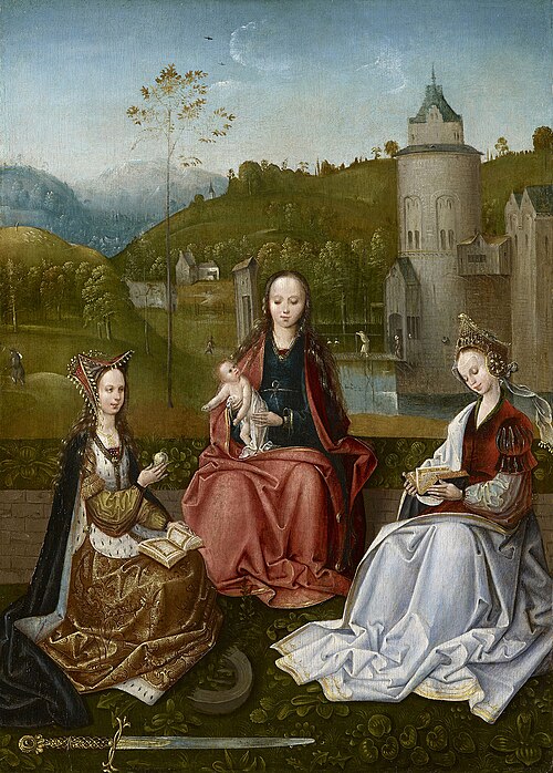 The Virgin and Child with Saints Catherine and Barbara, 1525, 