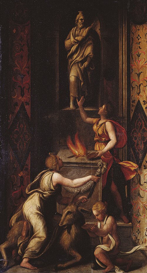 The Sacrifice of a Goat to Jupiter, 1537, 
