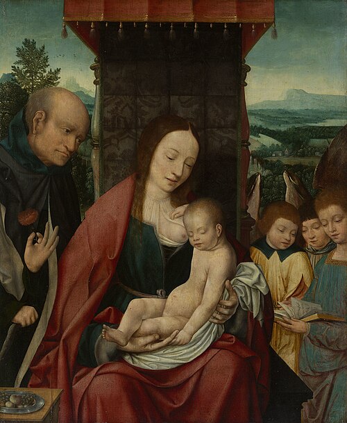 The Holy Family with Angels, 1540, 