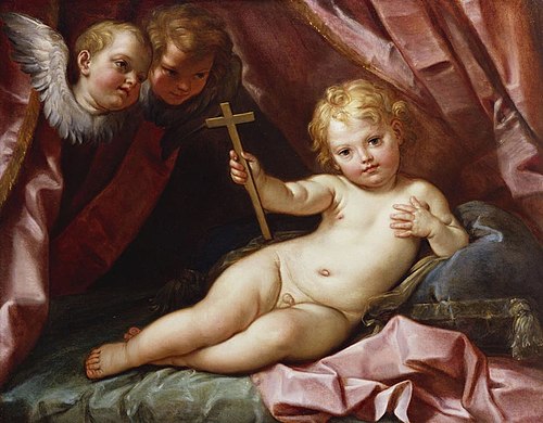 The Infant Christ Holding a Cross, 1677, 