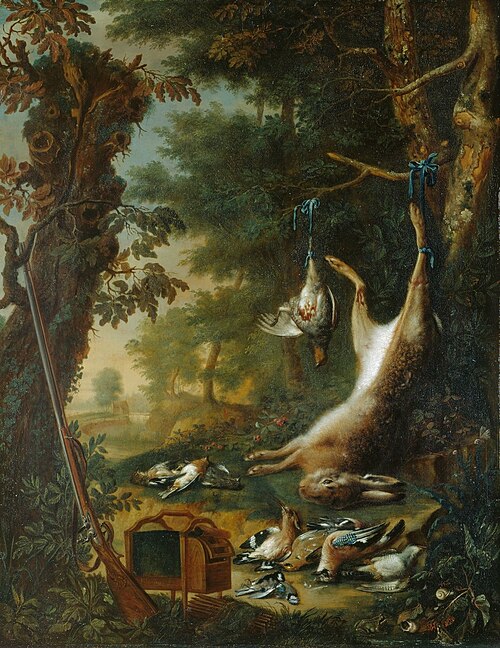 Dead Game in a Landscape, 1750, 