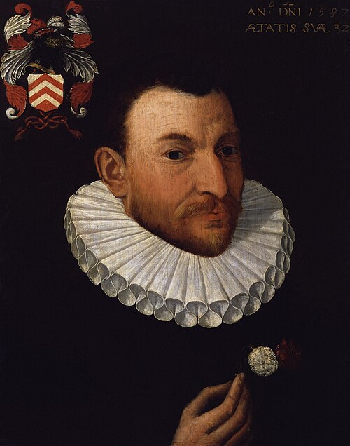 Unknown man of the Van Nierop family, 1587, 