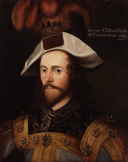 George Clifford, 3rd Earl of Cumberland, 1590, 