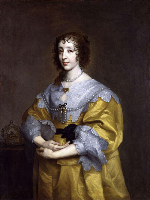 Portrait of Henrietta Maria, Queen of England, 1632, 