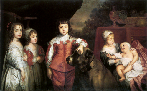Five Children of King Charles I, 1637, 