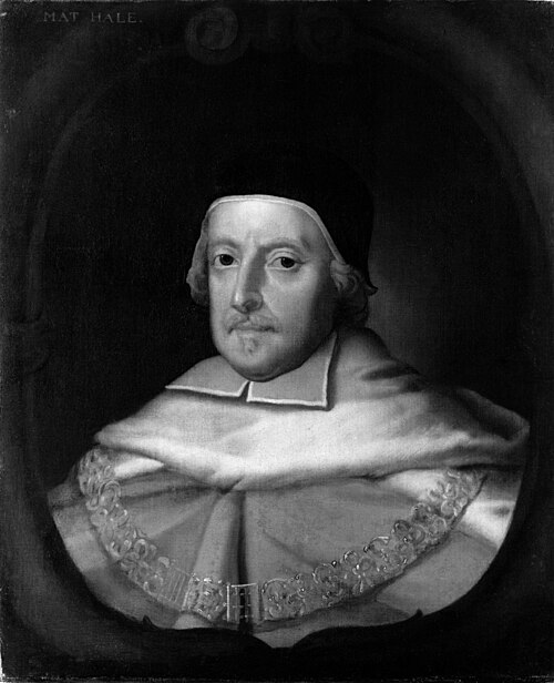 Sir Matthew Hale, 1670, 