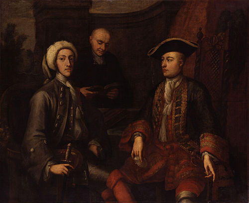 Unknown men, formerly known as John Montagu, 2nd Duke of Montagu, James O'Hara, 2nd Baron Tyrawley, , 1712, 