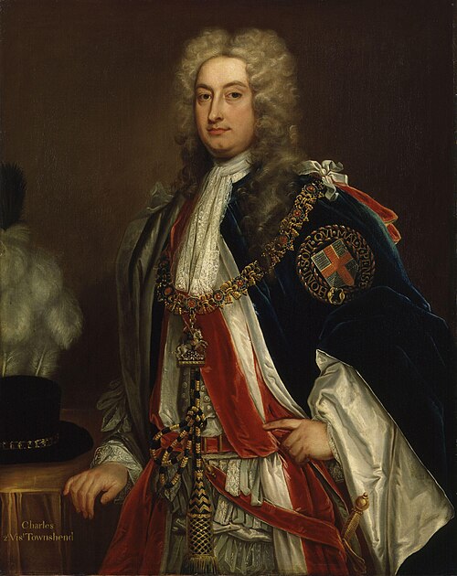 Charles Townshend, 2nd Viscount Townshend, 1717, 