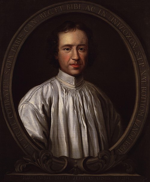 Pierre François Le Courayer, 1733, 