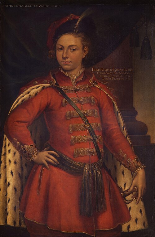 Unknown man, formerly known as Prince Charles Edward Stuart, 1730, 