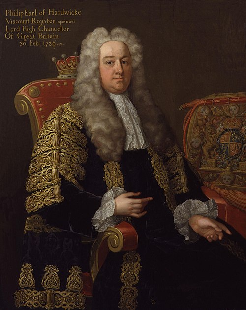 Philip Yorke, 1st Earl of Hardwicke, 1740, 