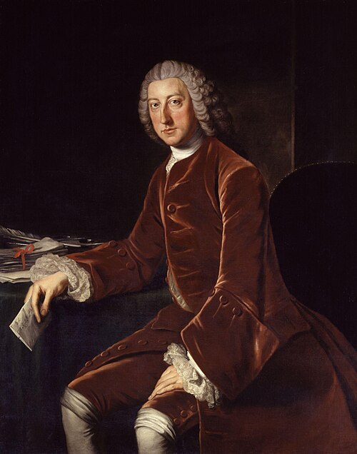 William Pitt, 1st Earl of Chatham, 1754, 