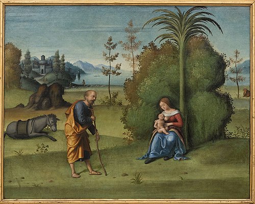 Rest on the Flight into Egypt, 1520, 