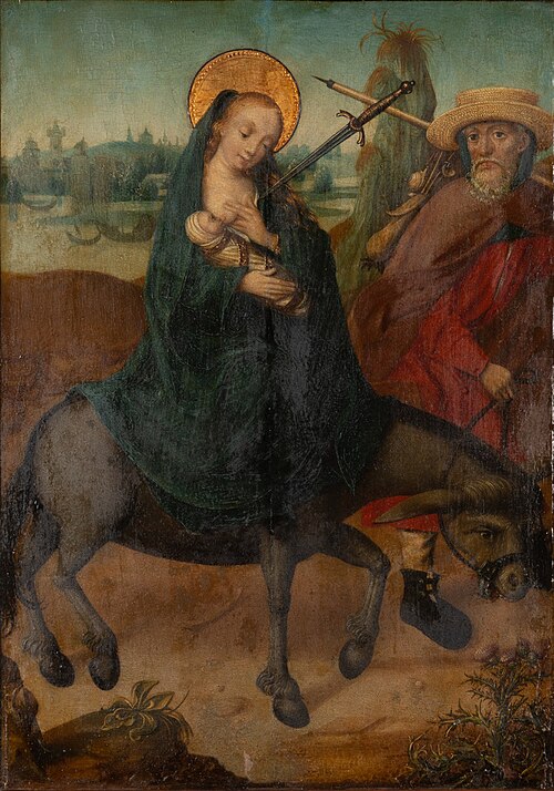the flight to Egypt, 1523, 