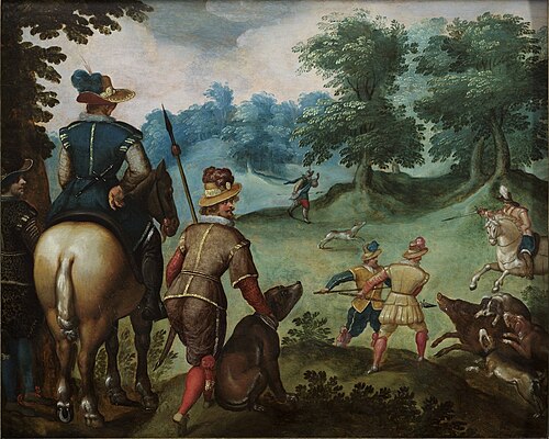 sow-chase, 1600, 