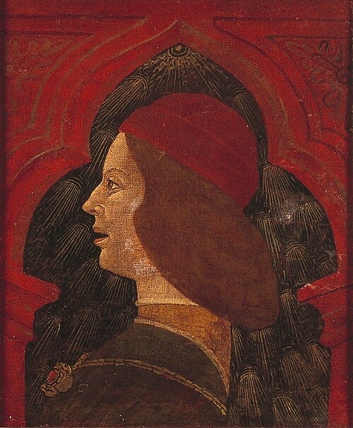 Portrait of a man in profile, 1480, 
