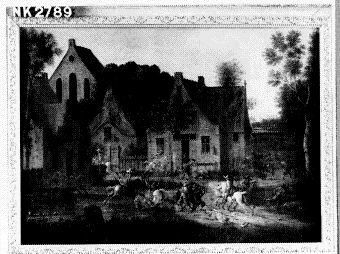 Cavaleriegevecht in een dorp, 1637, 