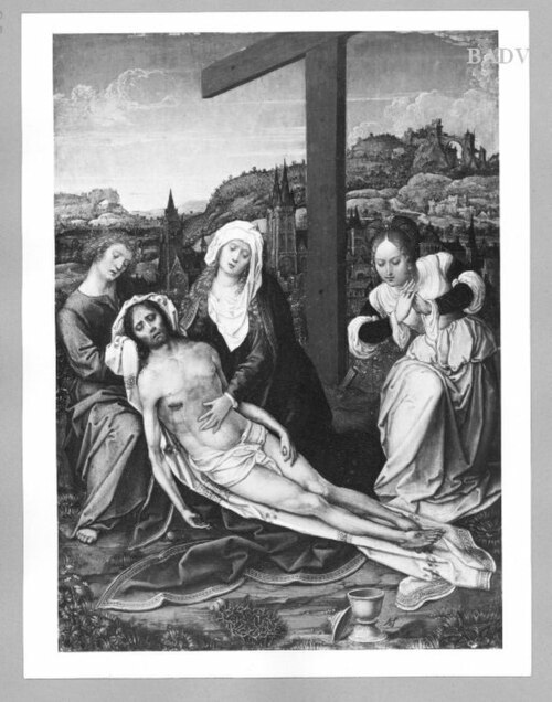 La lamentation sur le corps du Christ mort, 1520, 