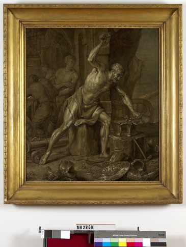 Vulcan forging Jupiter's thunderbolt, 1574, 