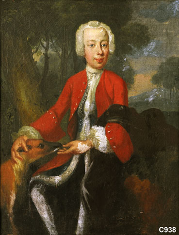 Portret van een jongeman met hond, 1780, 