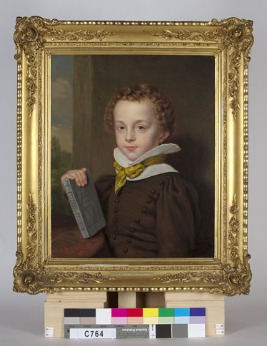 Portrait of prof. mr. Otto van Rees (1825-1868) als kind, 1835, 