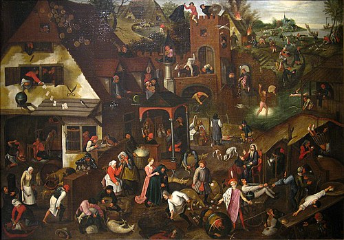 Netherlandish Proverbs, 1627, 