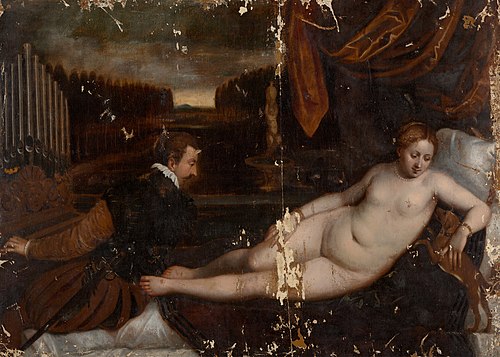 Venus with an Organist and a Dog, 1693, 