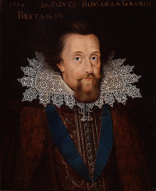 Portrait of James I (1566-1625), King of England, 1614, 