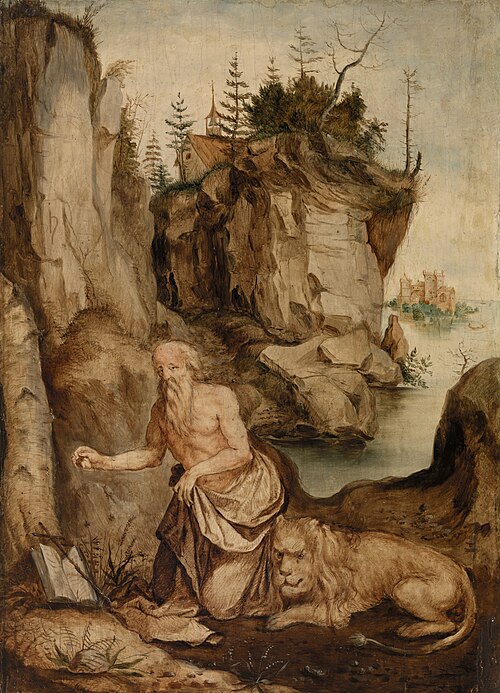 Saint Jerome and the Lion, 1525, 