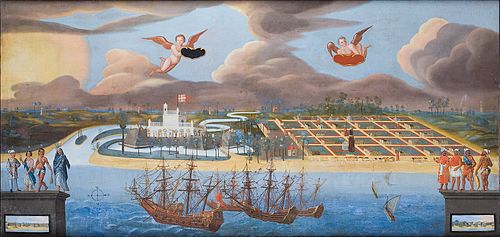 A view of Tranquebar, 1658, 