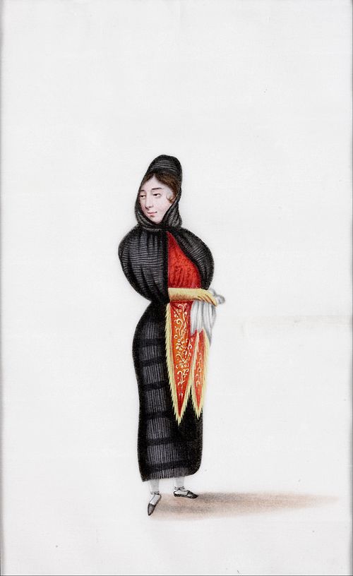 Collection of twelve paintings of Peruvian subjects made in China, 1840, 