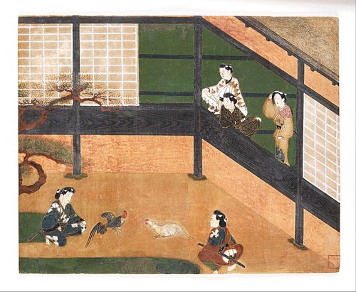 Cockfight, 1650, 