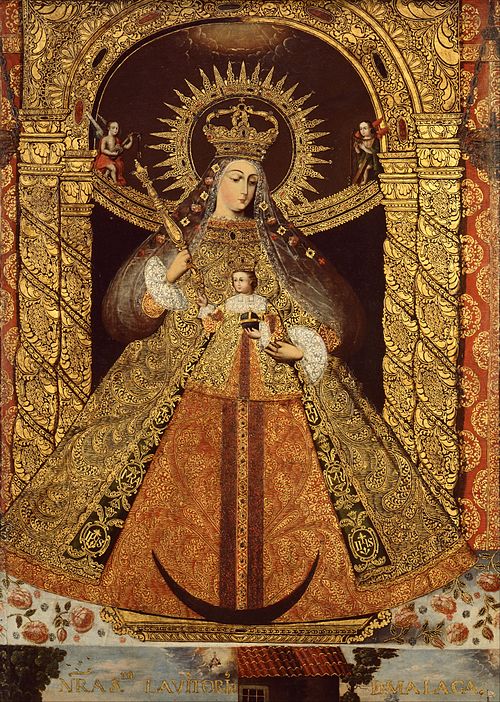 Virgin of the Victory of Malaga, 1740, 