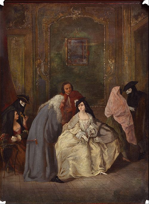 Meeting of the Prosecutor and his Wife, 1770, 