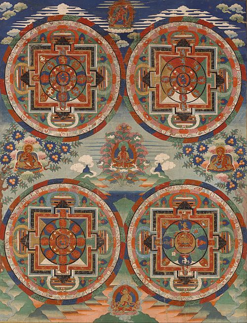 Four Mandalas, 1750, 