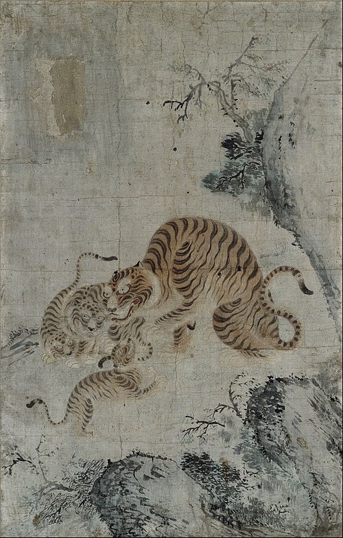 Family of Tigers, 1650, 